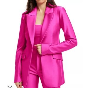 Good American new with tags compression shine blazer.